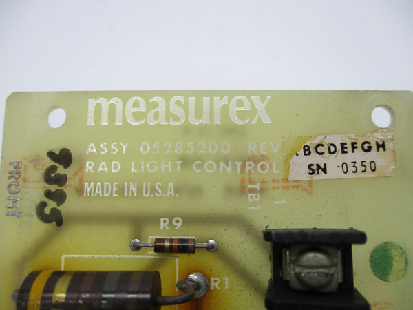 MEASUREX 05285200 REV. B UNMP