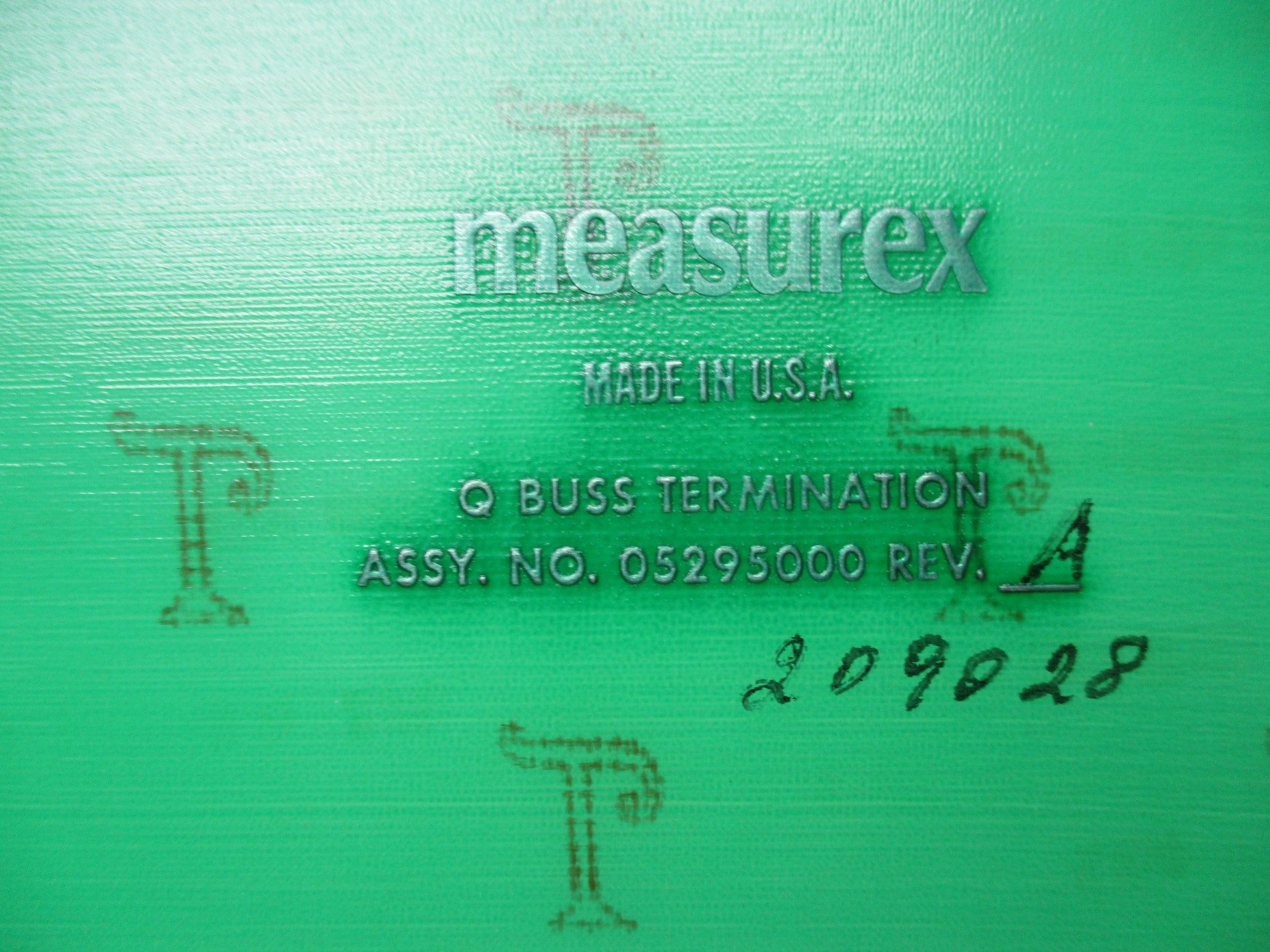 MEASUREX 05295000 04295000 REV. A UNMP