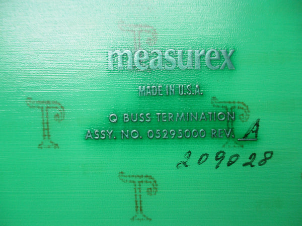 MEASUREX 05295000 04295000 REV. A UNMP