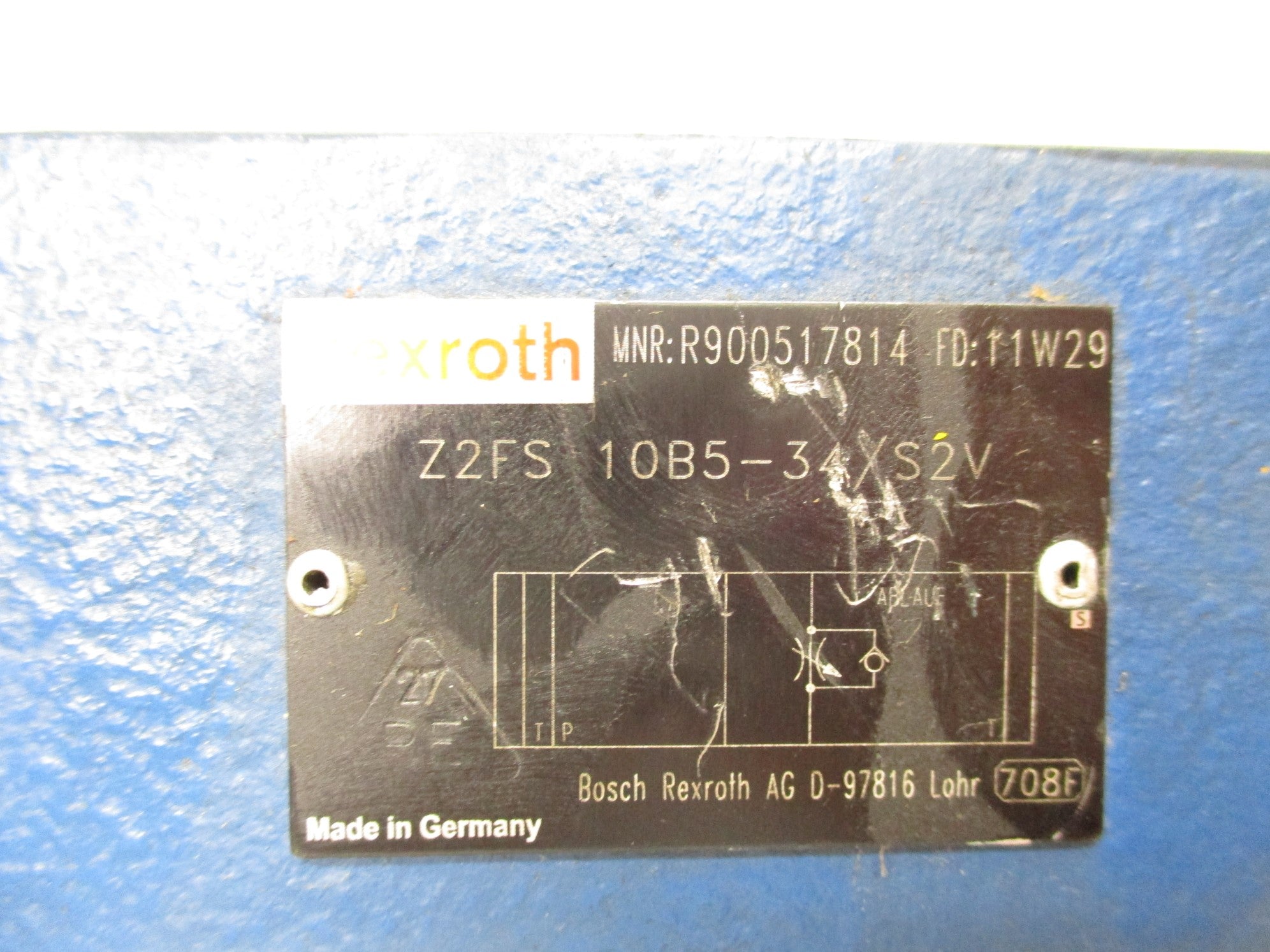 REXROTH Z2FS10B5-34/S2V R900517814 UNMP