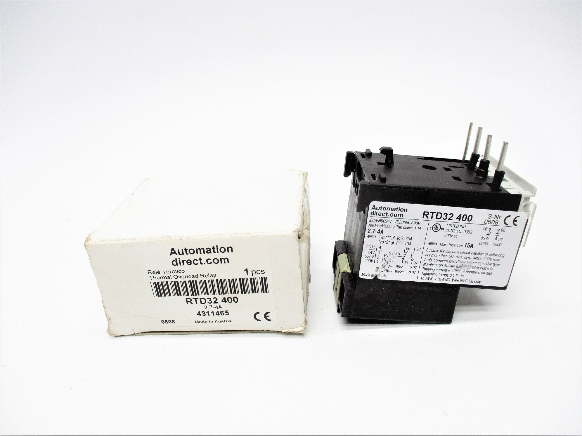 AUTOMATION DIRECT RTD32400 600VAC 2.7-4A NSMP