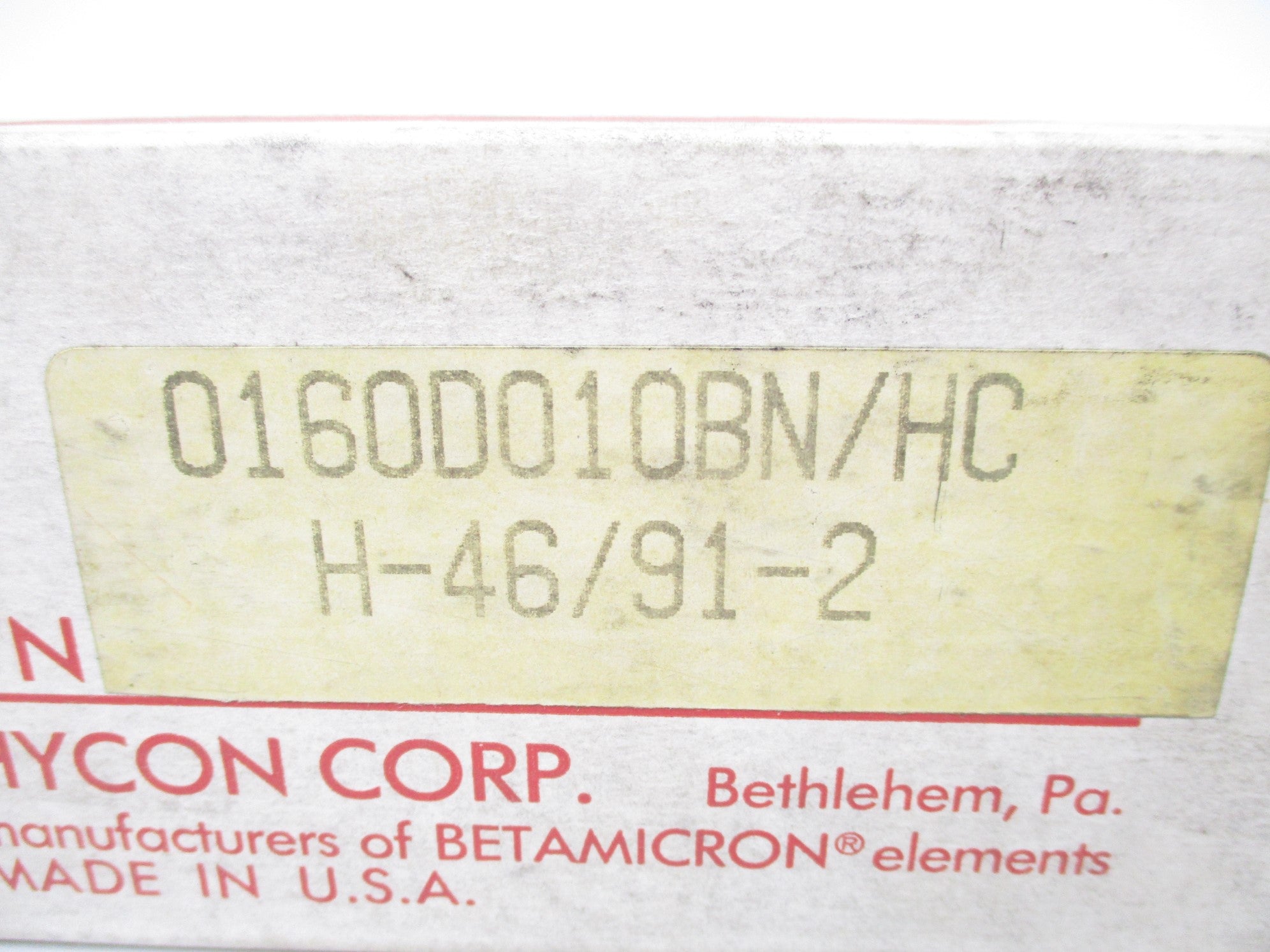 HYCON 0160D010BN/HC H-46/31-2 NSMP