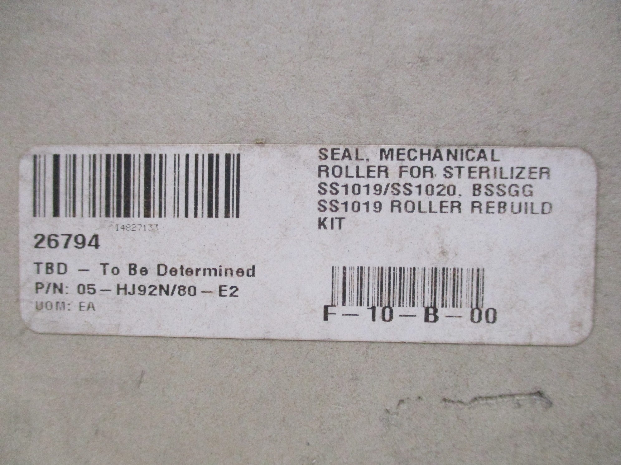 SEAL KIT 05-HJ92N/80-E2 NSMP