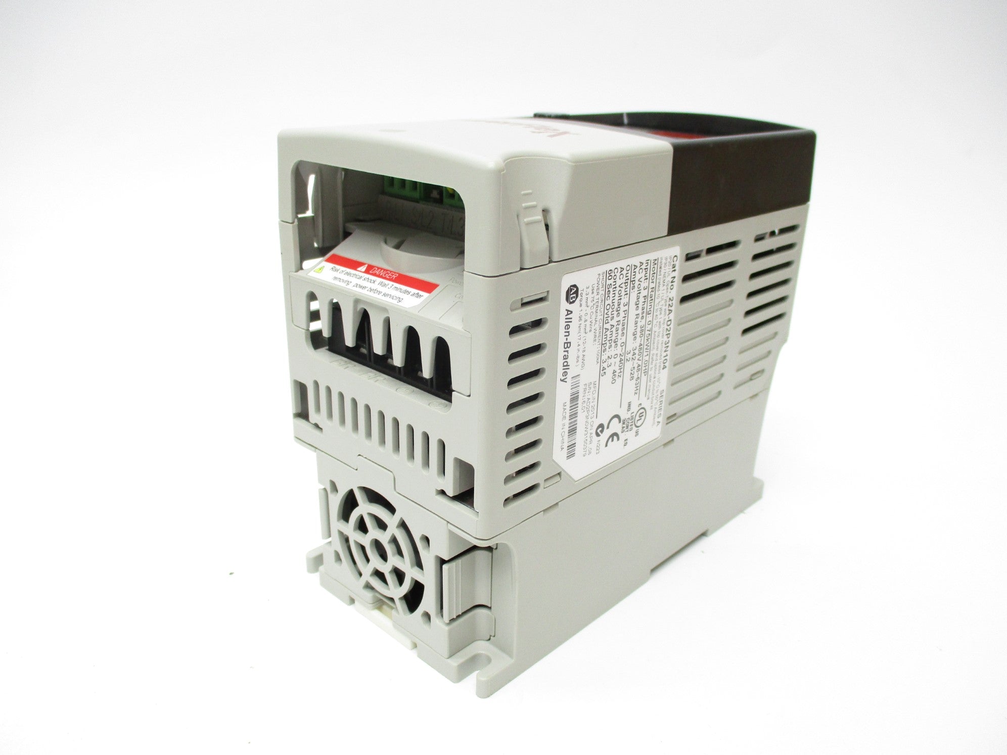 ALLEN BRADLEY 22A-D2P3N104 SER. A F/W 6.01 342-528VAC 3.2A NSMP