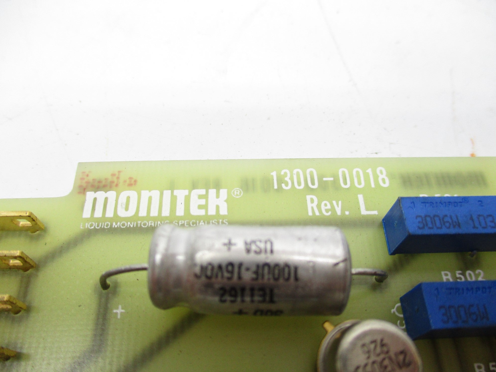 MONITEK 1300-0018 REV. L NSNP