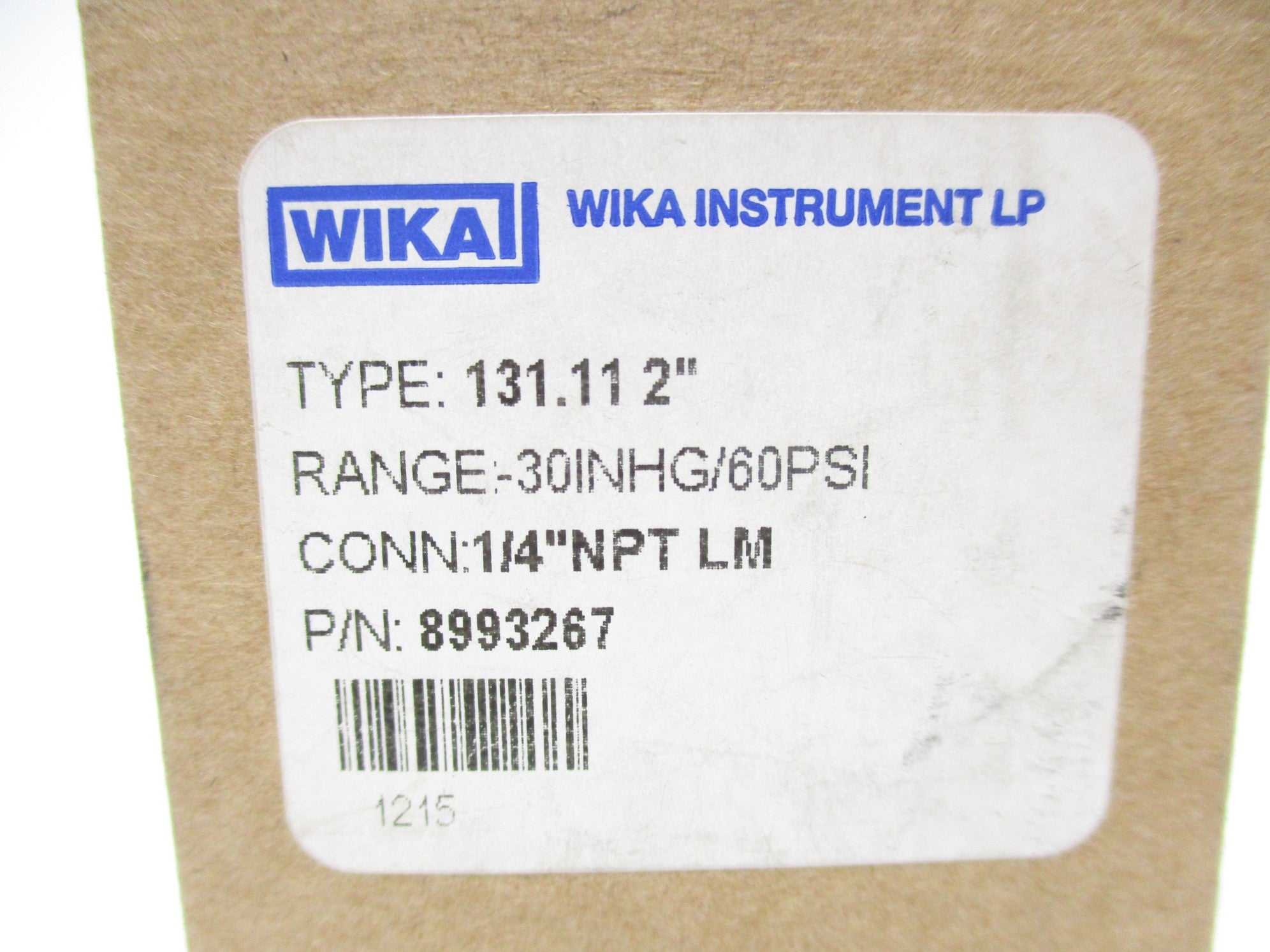 WIKA 8993267 60PSI NSMP