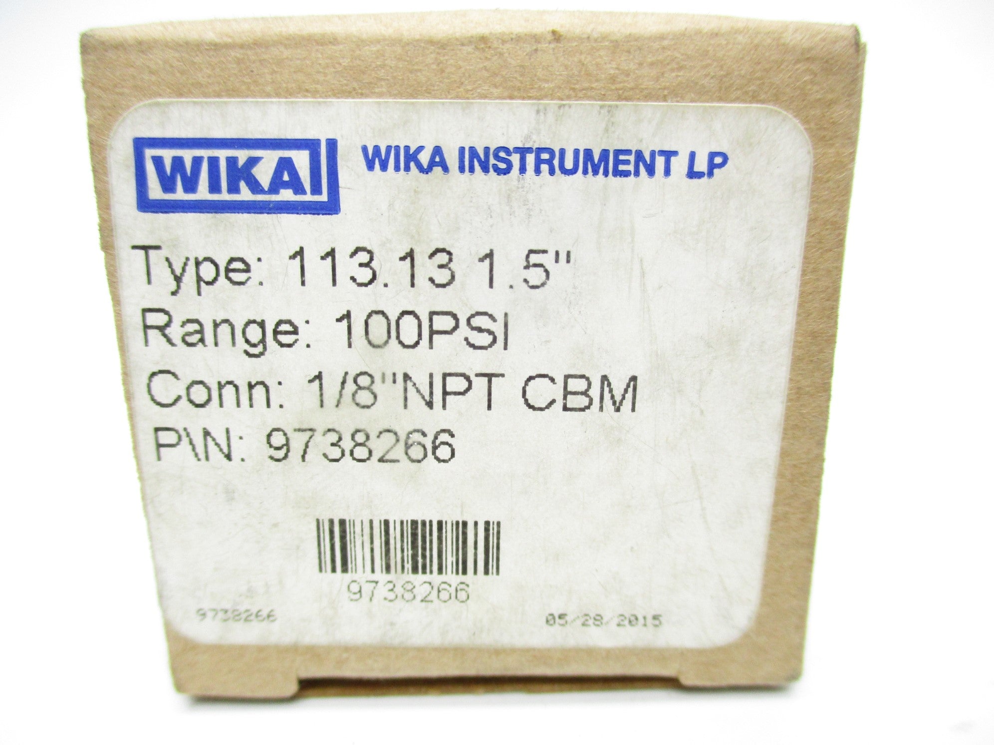 WIKA 9738266 100PSI NSMP