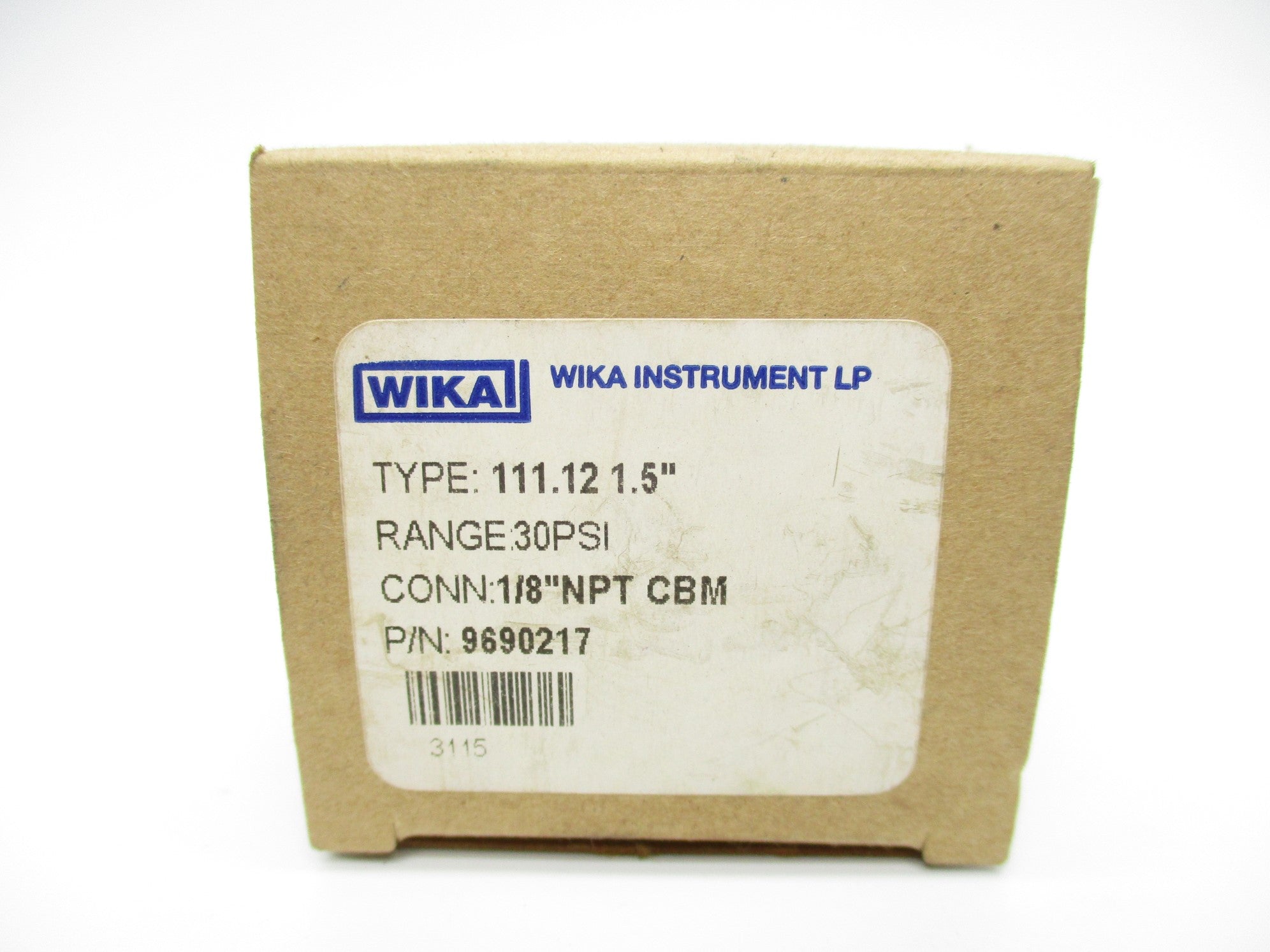 WIKA 9690217 111.12 1.5" 30PSI NSMP