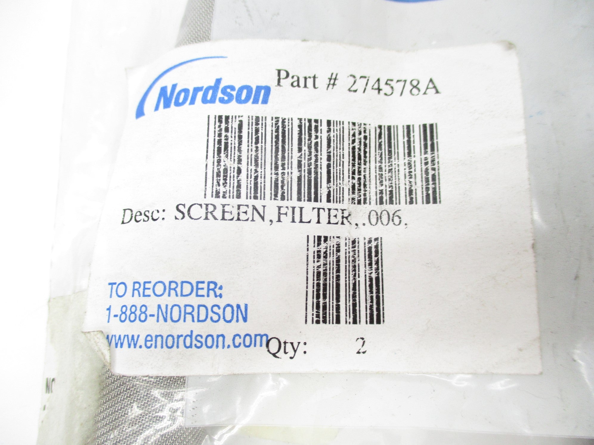 NORDSON 274578A (PKG OF 2) NSMP