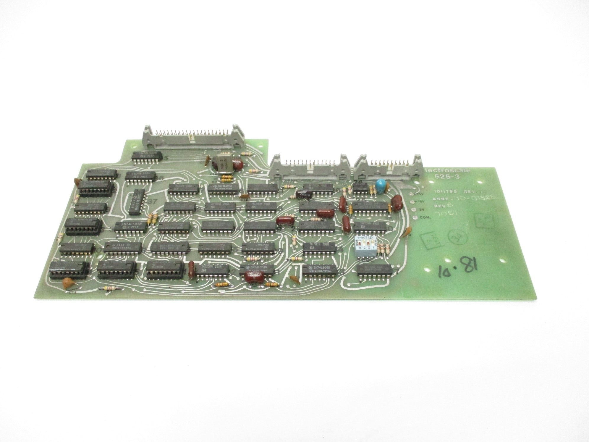 ELECTROSCALE 525-3 70-013256 REV. J1 NSNP