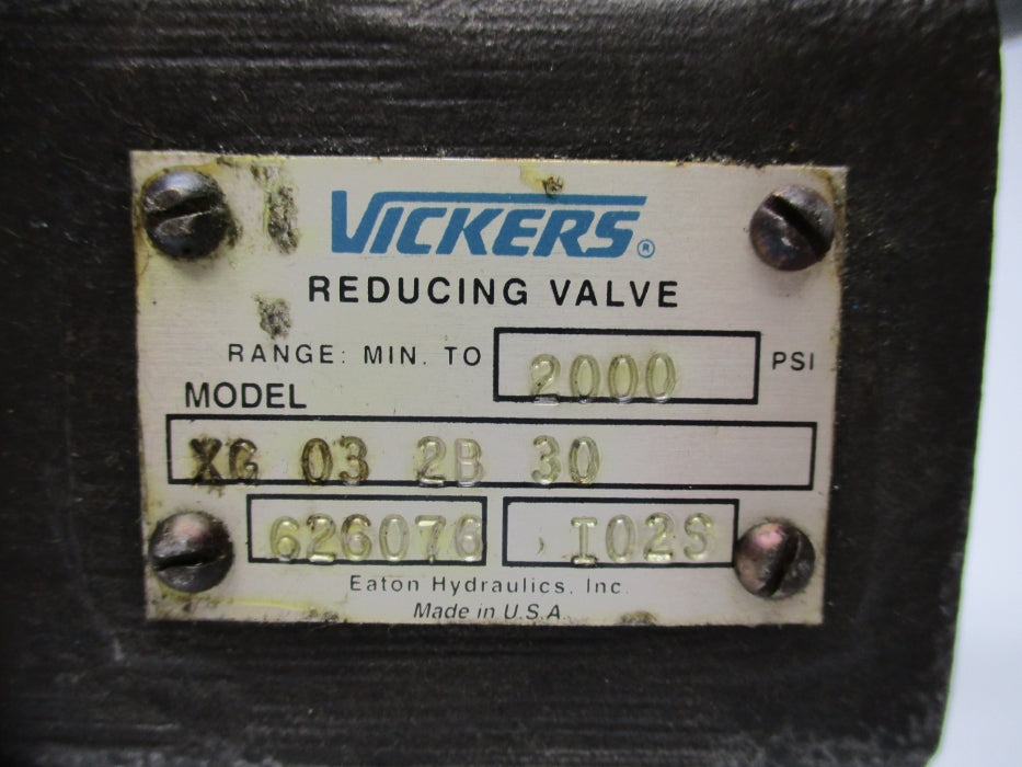 VICKERS XG032B30 2000PSI UNMP