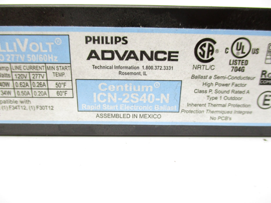 ADVANCE ICN-2S40-N NSNP