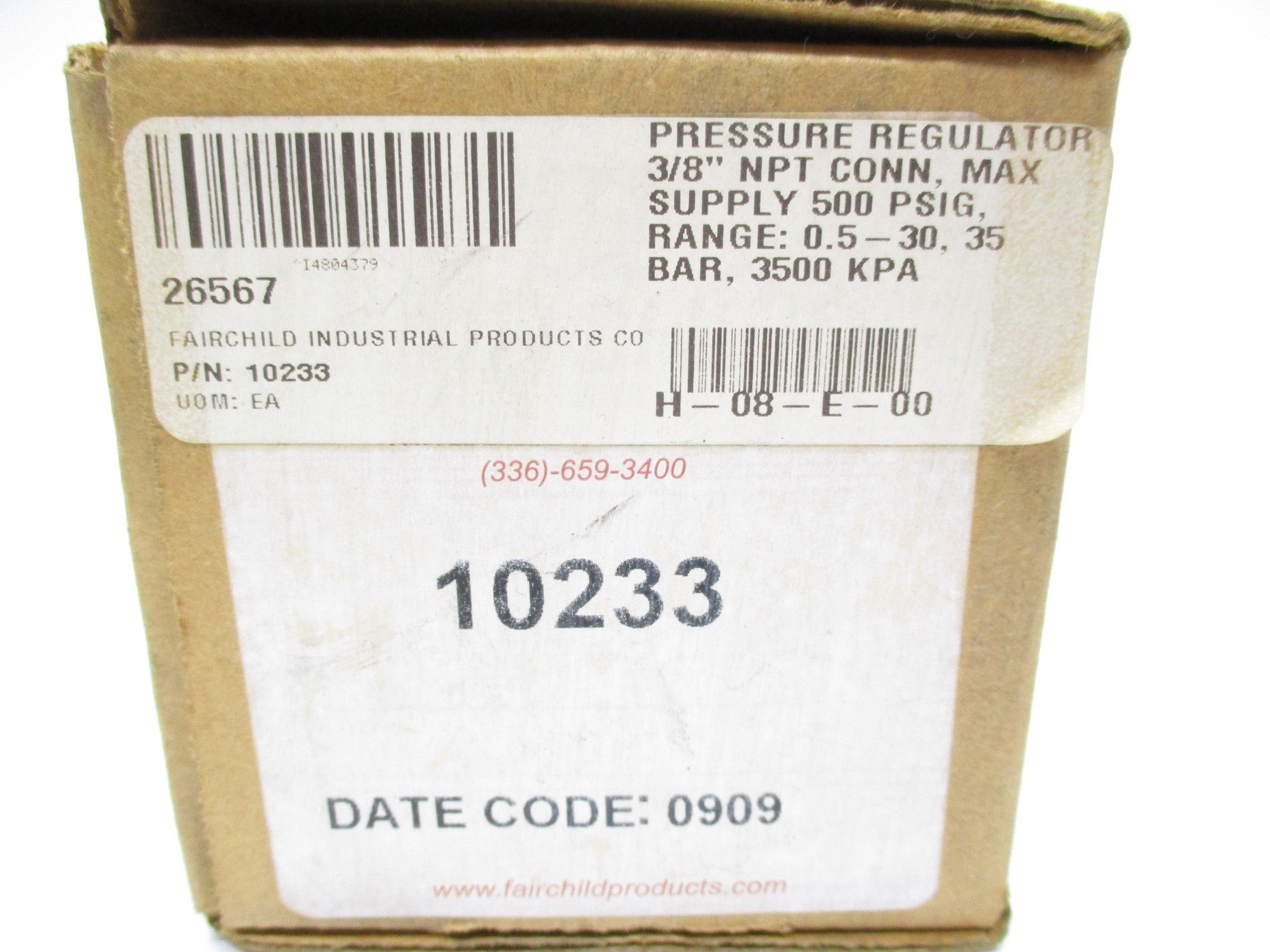 FAIRCHILD 10233 0.5-30PSI NSMP