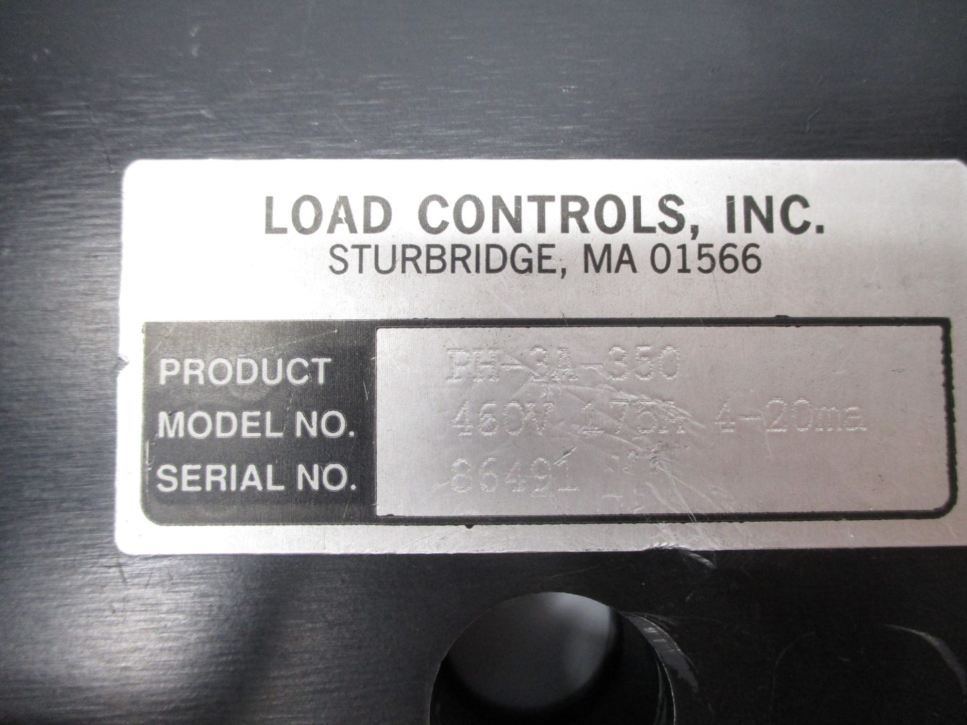 LOAD CONTROLS PH-3A-350 460V 175A UNMP