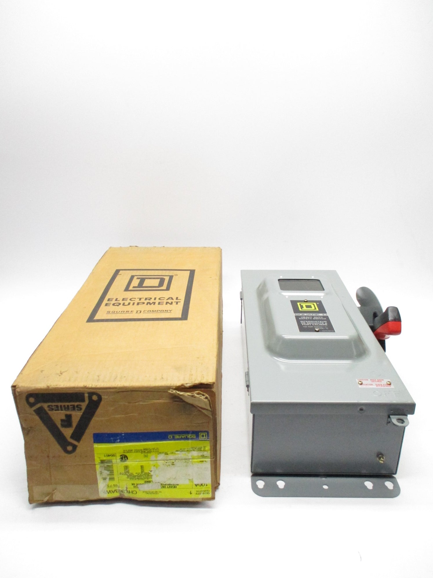 SQUARE D CHU363AWK SER. F3 600VAC 100A NSMP