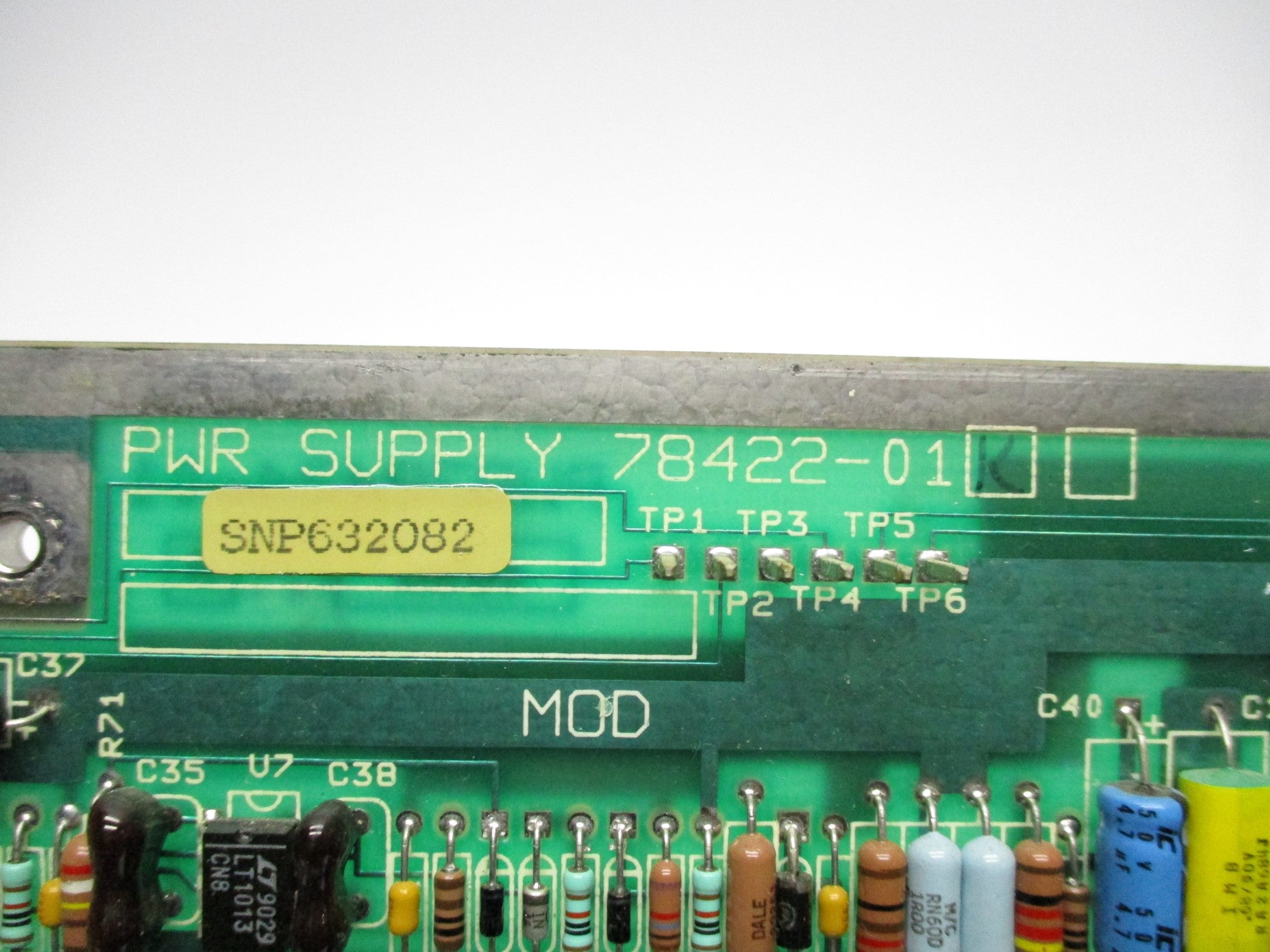 SPARE PART 78422-01 REV. K UNMP