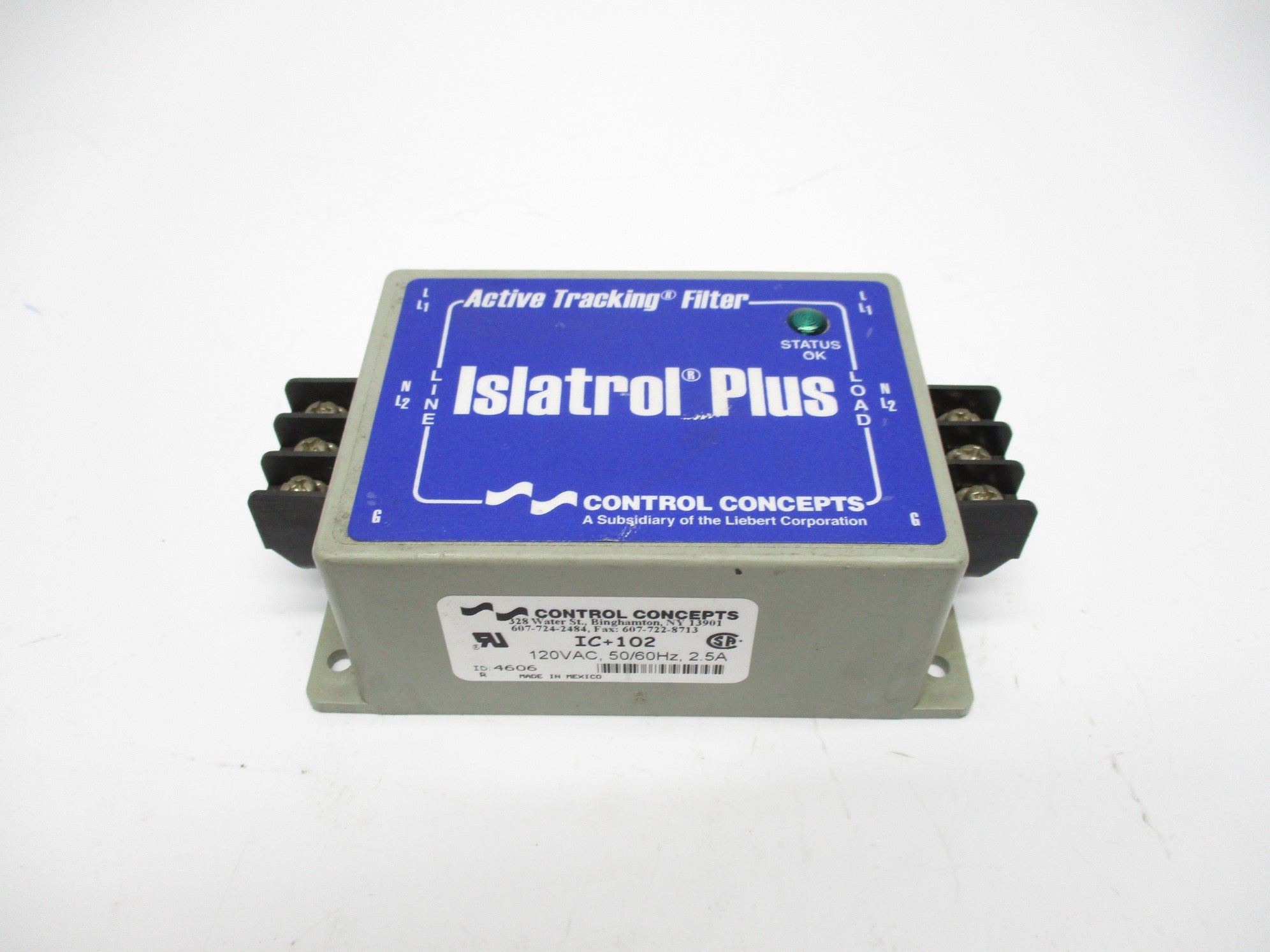 CONTROL CONCEPTS IC+102 120VAC 2.5A NSNP