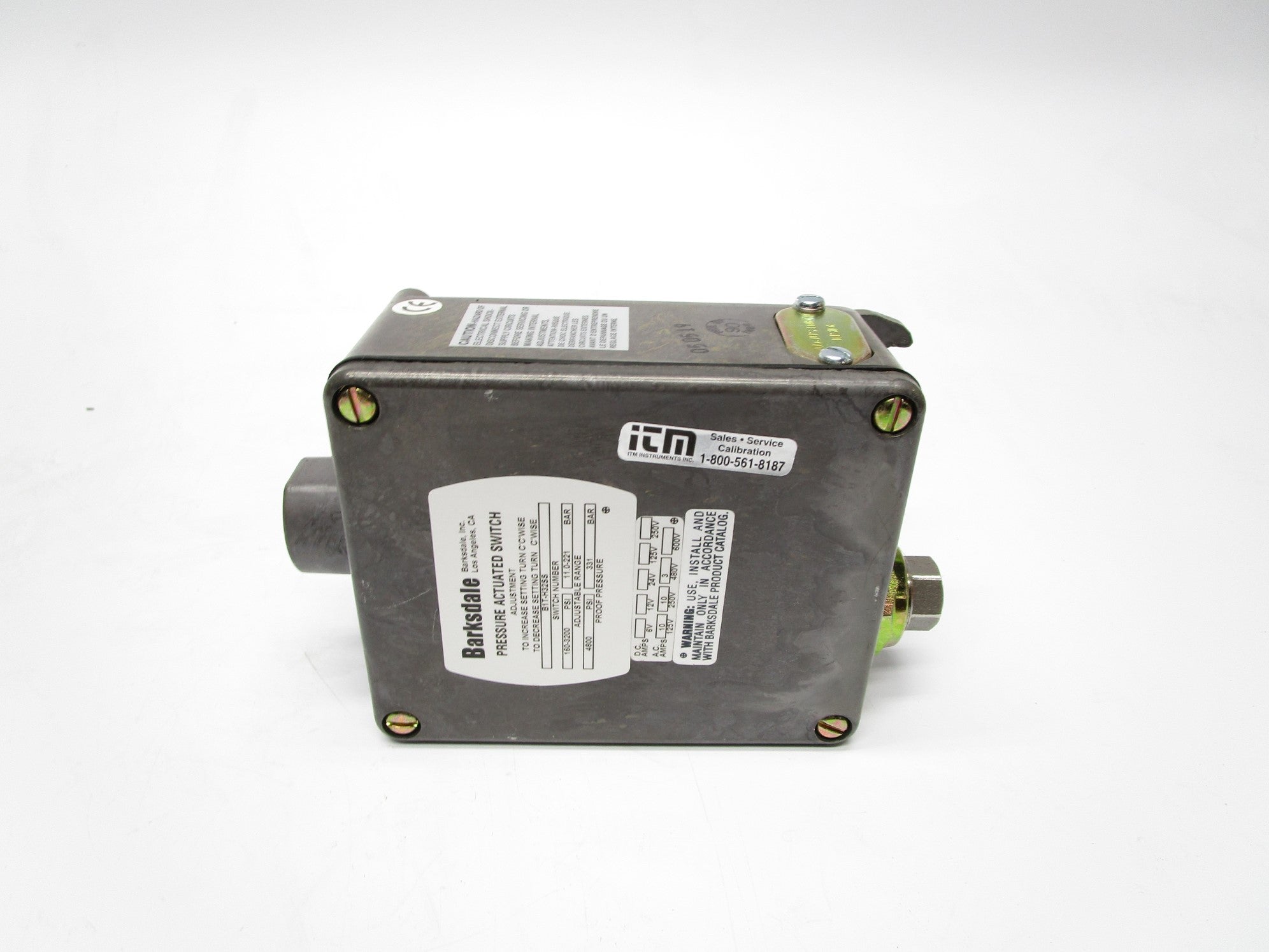 BARKSDALE B1T-H32SS 480VAC 3A 160-3200PSI NSMP