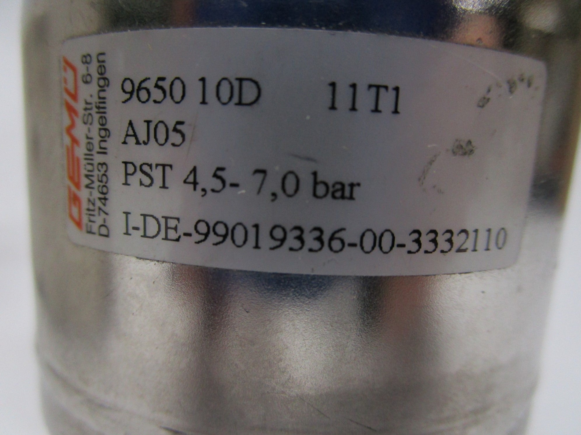 GEMU 965010D11T1AJ05 NSMP