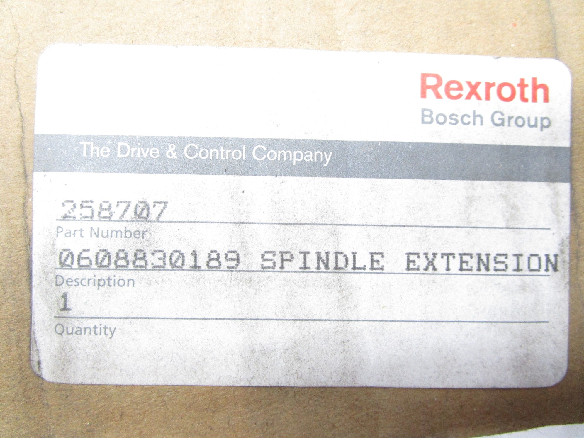 REXROTH 258707 0608830189 NSMP