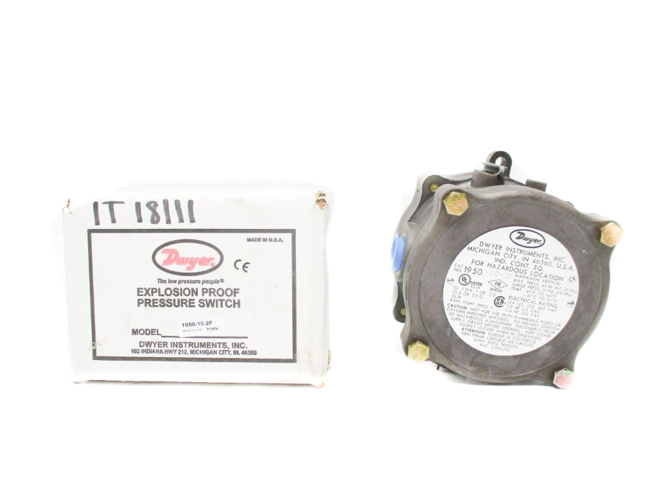 DWYER 1950-10-2F 480VAC 15A 10PSI NSMP