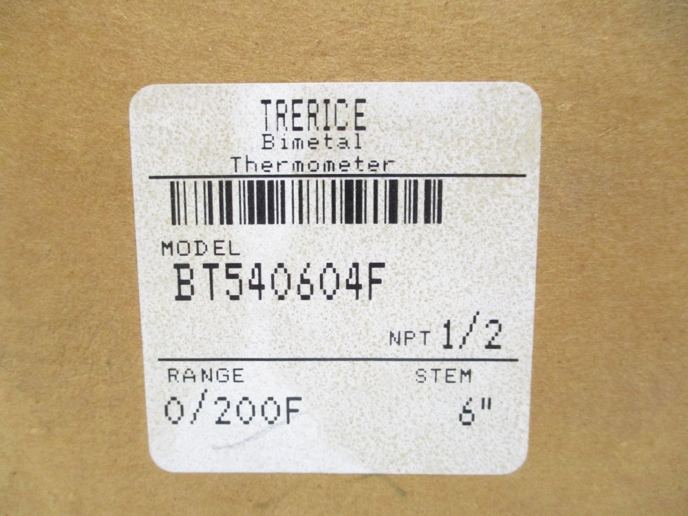 TRERICE BT540604F 0/200'F STEM6 1/2" NSMP