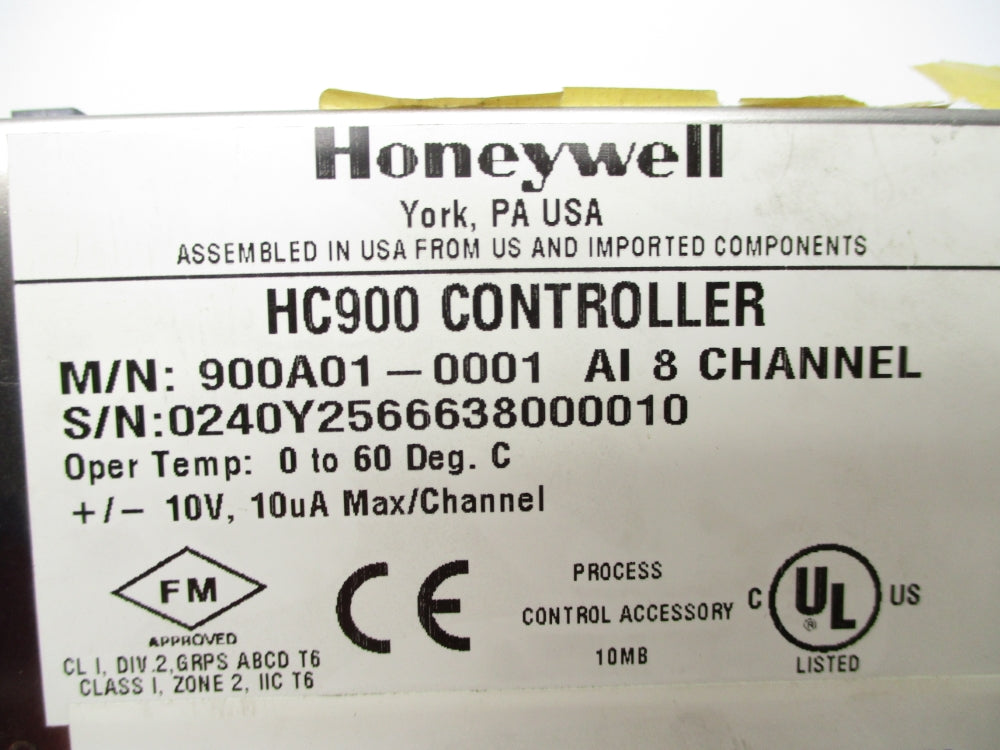 HONEYWELL 900A01-0001 24VDC 0-60 UNMP