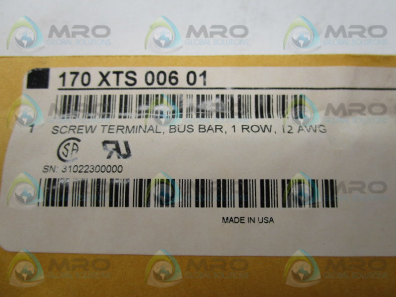 SCHNEIDER ELECTRIC 170XTS00601 NSFS