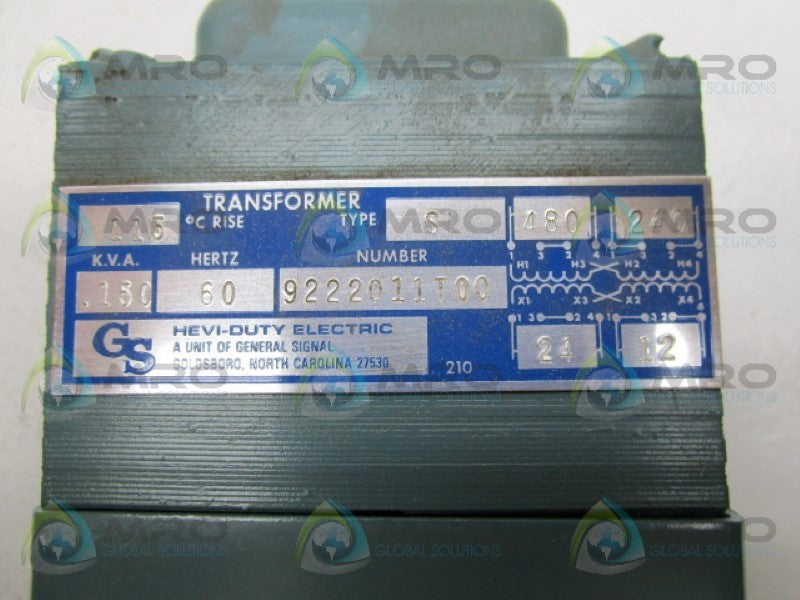 SOLA 9222011T00 TRANSFORMER  NSMP