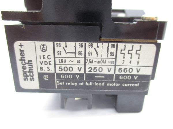 SPRECHER+SCHUH CT1-10 4.5-7A 600V NSNP