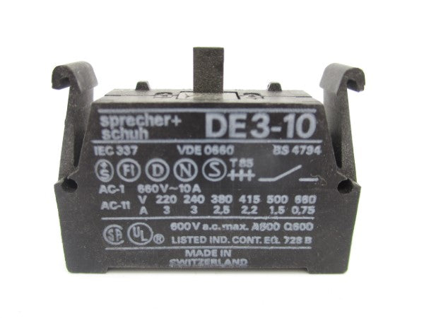 SPRECHER+SCHUH DE3-10 600V NSNP