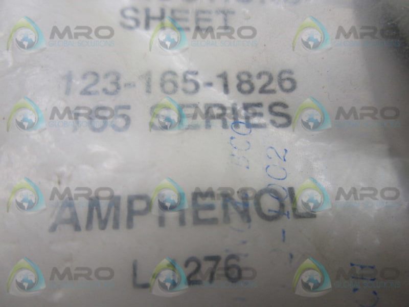 AMPHENOL 123-165-1826 L-1276 SERIES 5 PIN CONNECTOR  NSMP