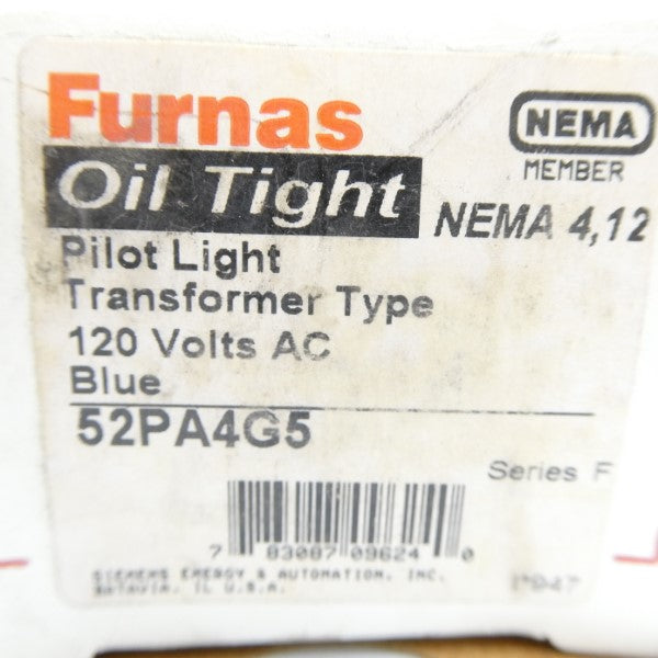 FURNAS 52PA4G5 SER. F 120VAC NSMP