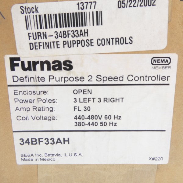 FURNAS 34BF33AH 440-480V NSFS