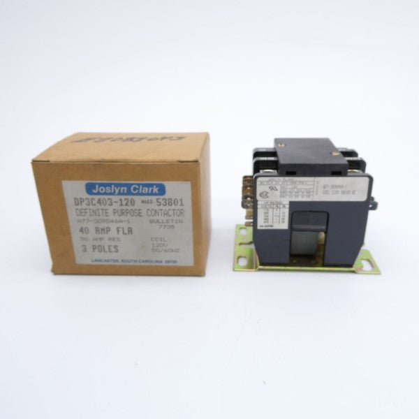 JOSLYN CLARK DP3C403-120 120V 40A NSMP