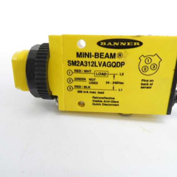 BANNER ENGINEERING SM2A312LVAGQDP 24-240VAC NSNP
