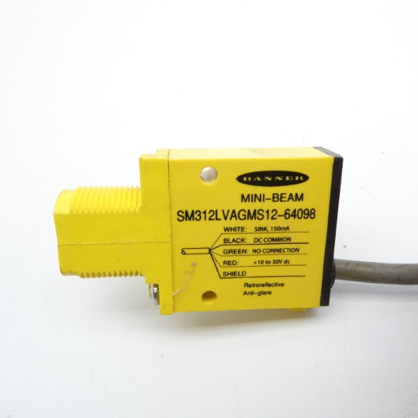 BANNER ENGINEERING SM312LVAGMS12-64098 10-30VDC NSNP