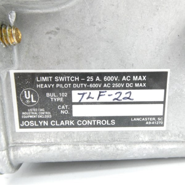 JOSLYN CLARK TLF-22 600VAC 25A NSNP