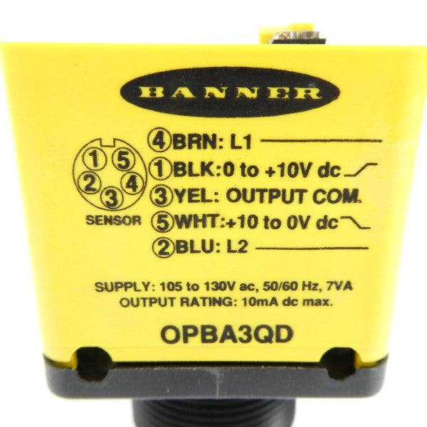 BANNER ENGINEERING OPBA3QD 27331 105-130VAC NSMP