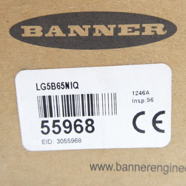 BANNER ENGINEERING LG5B65NIQ 55968 5-30VDC NSMP