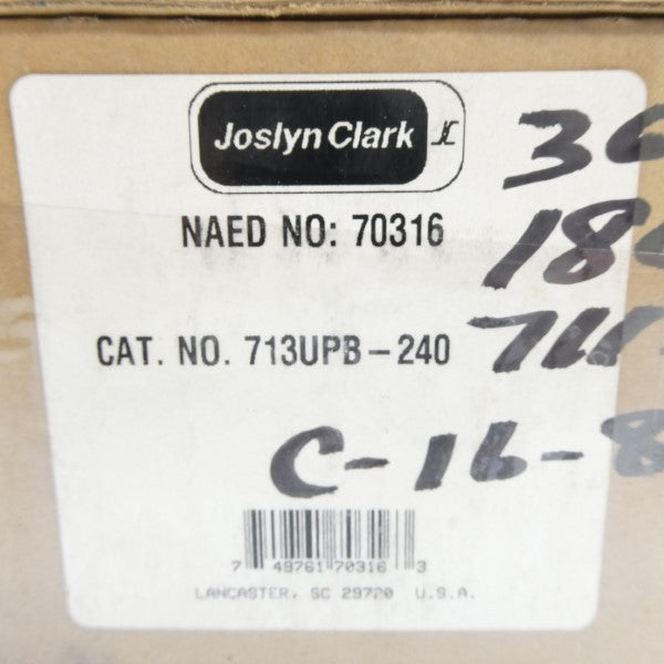 JOSLYN CLARK 713UPB-240 230-250V NSMP