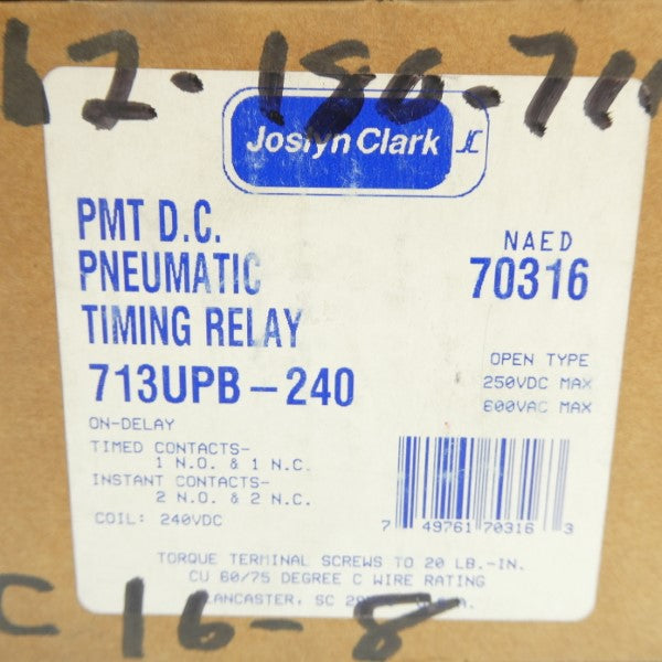 JOSLYN CLARK 713UPB-240 3T NSMP