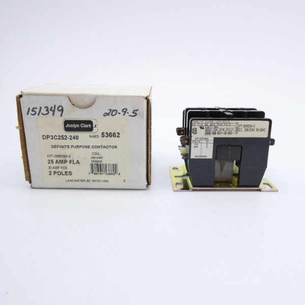 JOSLYN CLARK DP3C252-240 208-240V 30A NSMP