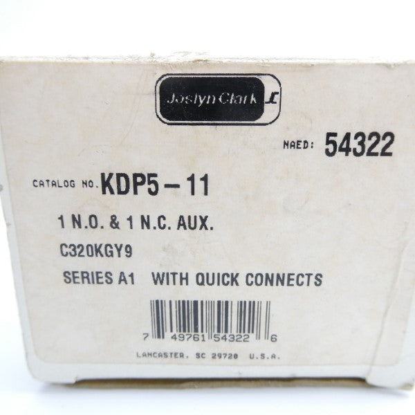 JOSLYN CLARK KDP5-11 54322 SER. A1 NSMP
