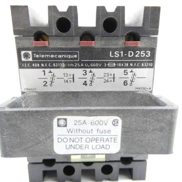 TELEMECANIQUE LS1-D253 600V 25A NSNP