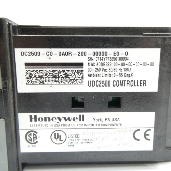 HONEYWELL DC2500-C0-0A0R-200-00000-E0-0 90-250VAC UNMP