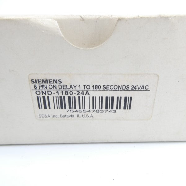 SIEMENS 0ND-1180-24A 24VAC 1-180S NSMP