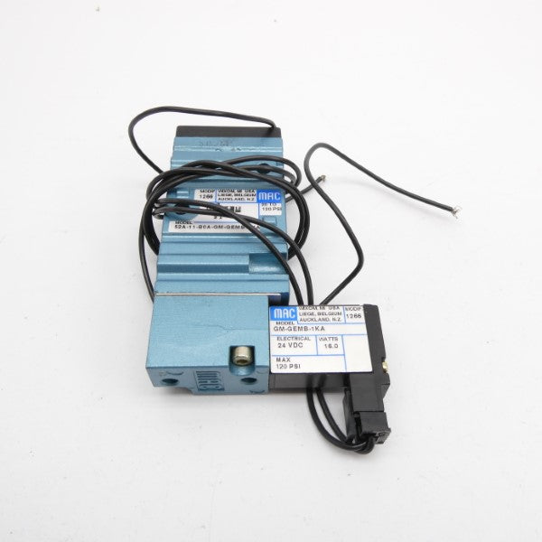 MAC 52A-11-B0A-GM-GEMB-1KA 24VDC 120PSI NSMP