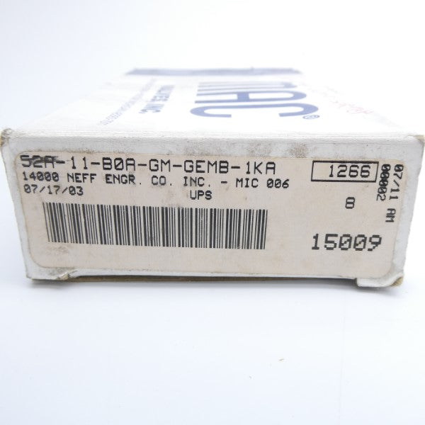 MAC 52A-11-B0A-GM-GEMB-1KA 24VDC 120PSI NSMP