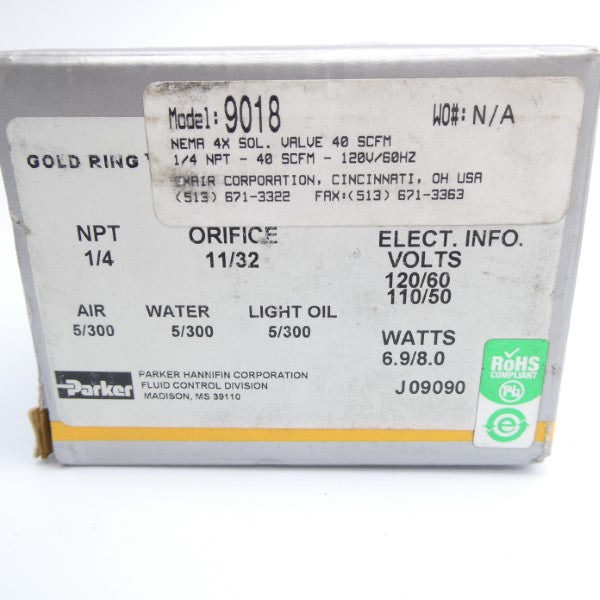 PARKER 9018 04F25C2122CAF4C0577 110/120V NSMP
